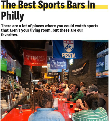 Best Sports Bar in Philadelphia Lion Sports Bar Philly